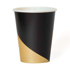 Black & Gold Paper Cups