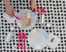 Load image into Gallery viewer, It&#39;s The Big One Iridescent Party Plates
