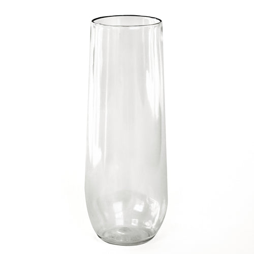 Clear Disposable Stemless Champagne Flute