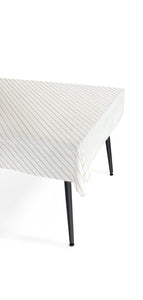 Gold Stripe Paper Tablecloth