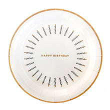 Load image into Gallery viewer, Happy Birthday Candles Party Plates