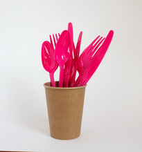 Load image into Gallery viewer, Pink Pink Fancy Utensils